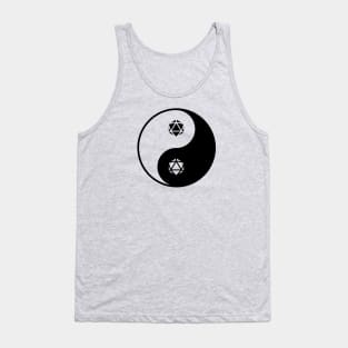 Yin Yang D20 Dice Tank Top